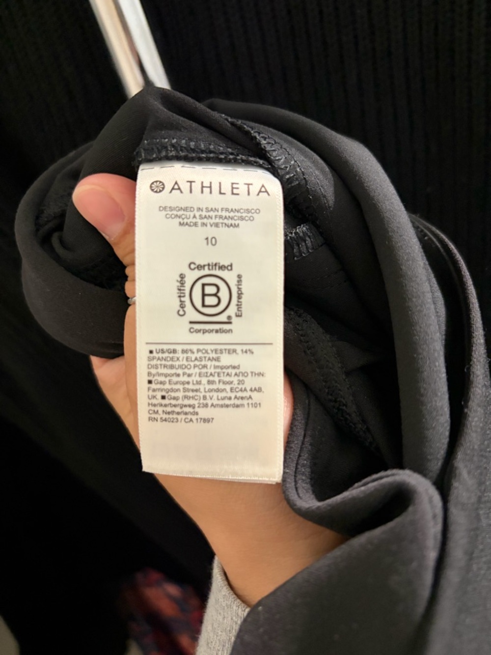 Athleta Black dress Leggings - Picture 3 of 3